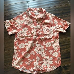 Boys' Pocket Floral Shirt